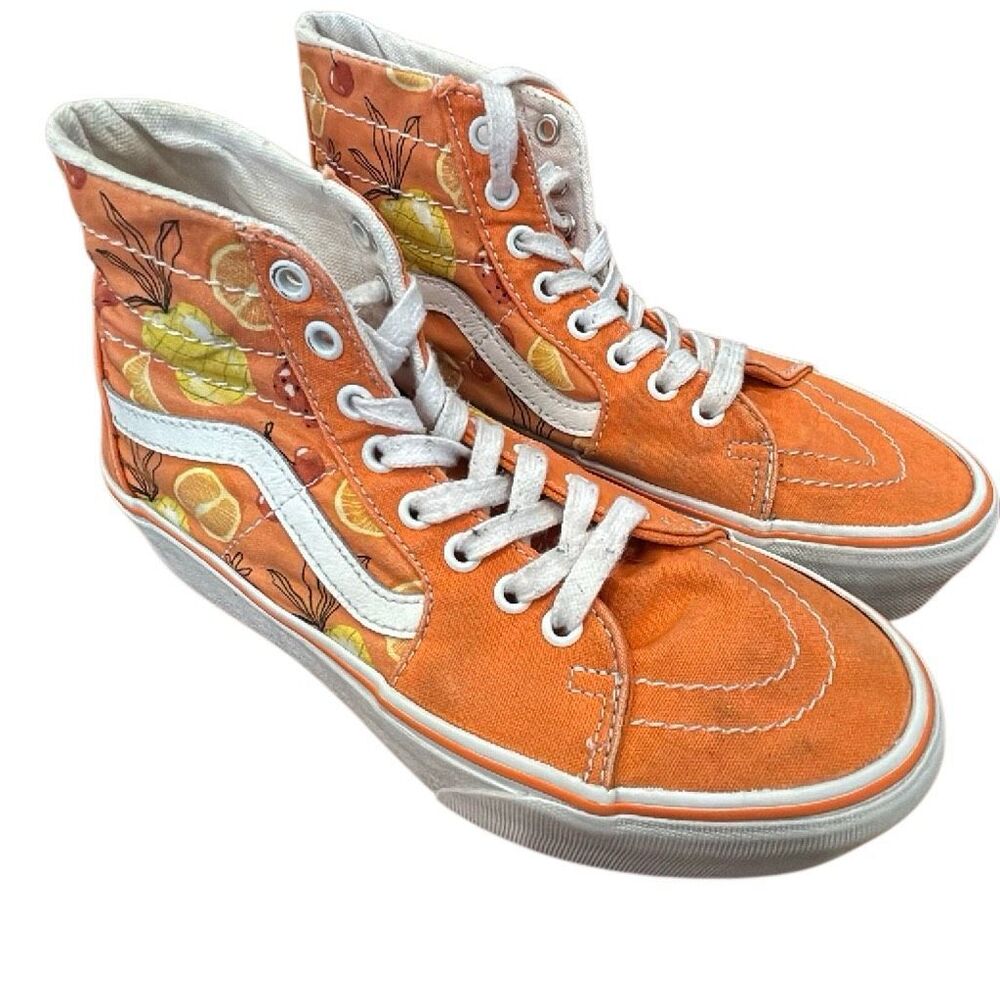 Vans Sk8-Hi Fruit Print High Top Sneakers – Women’s Size 8.5
